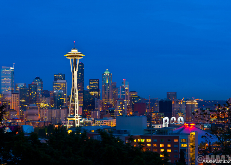 Seattle at Night from Kerry Park