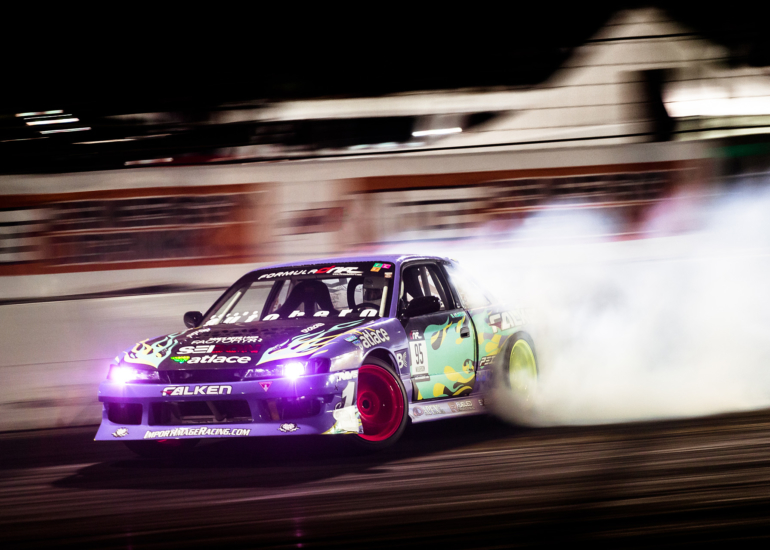 Walker Wilkerson's Nissan Silvia at Formula DRIFT