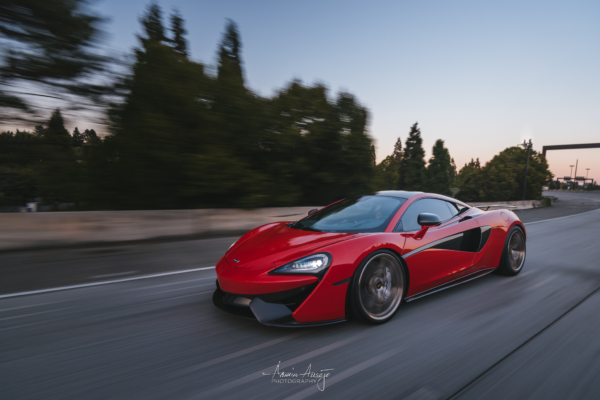 Will's McLaren 570S on I-90