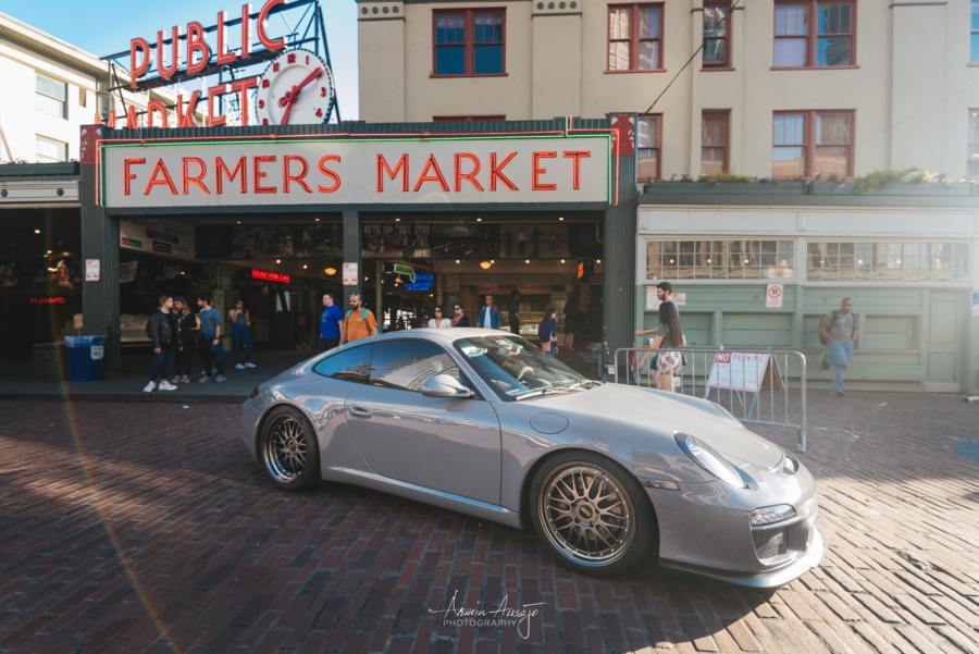 Rheena's Porsche 911 at Pike Place Market