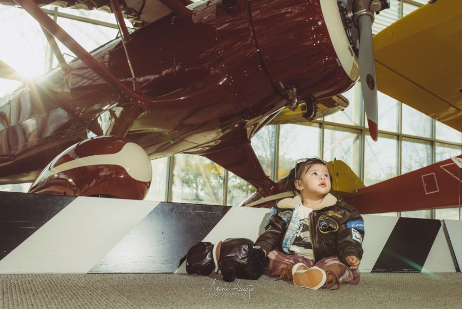 Harper's 1st Birthday at the Museum of Flight