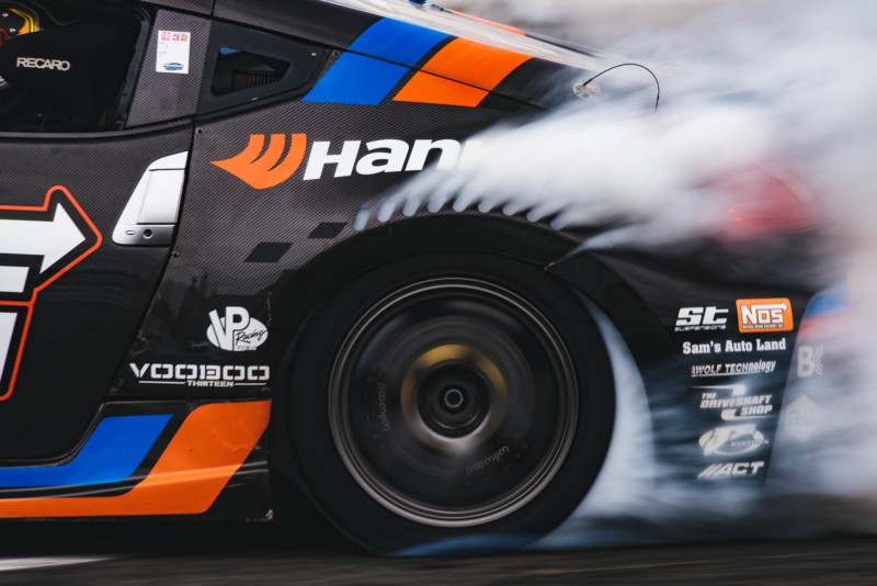 Chris Forsberg Drift Smoke Close-Up