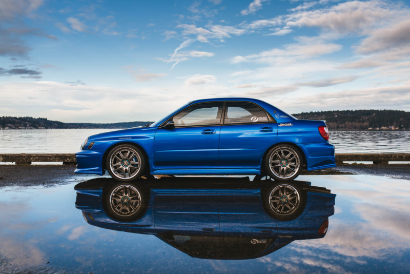 Do-Luck Subaru WRX reflection