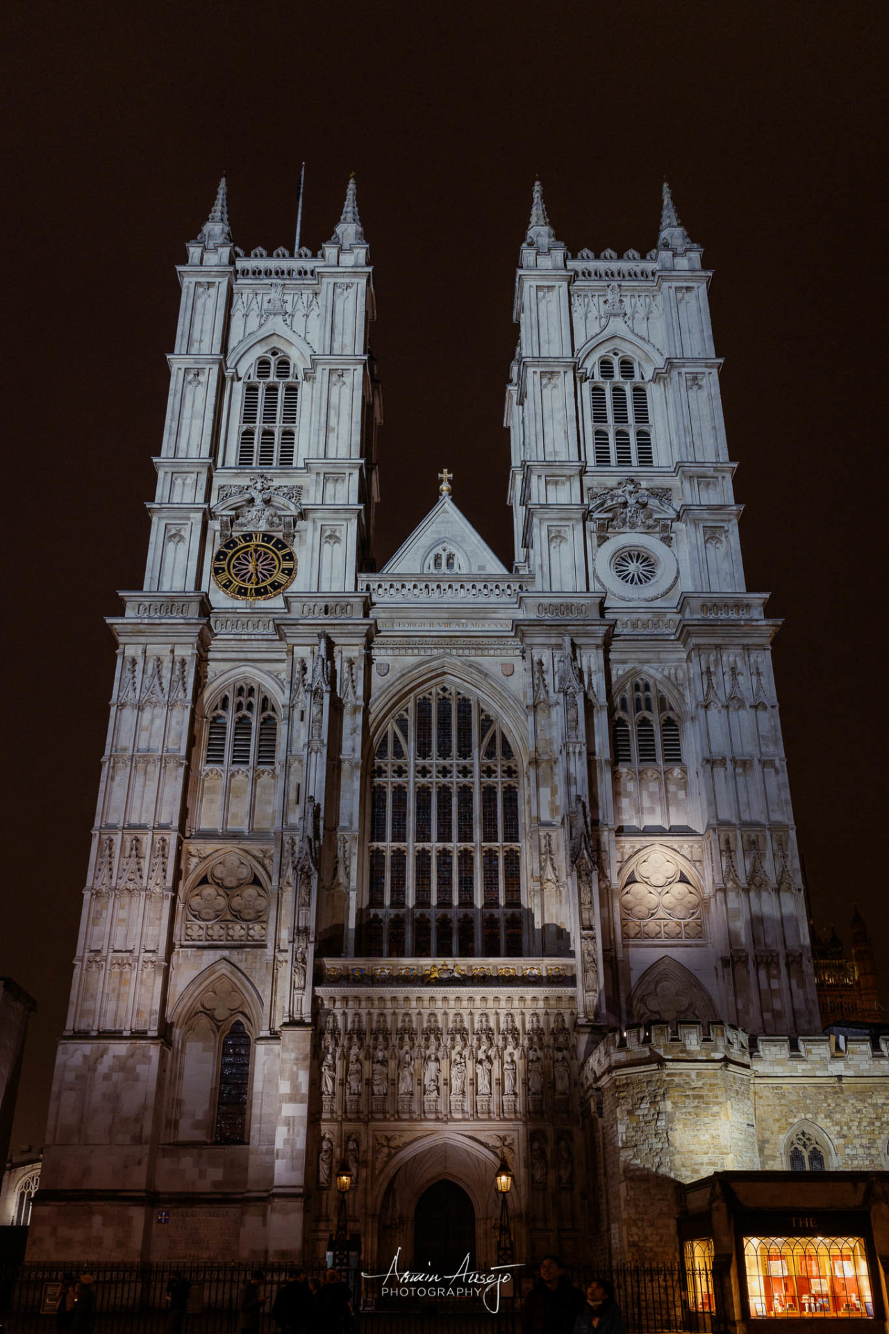 Westminster Abbey in London, January 2020