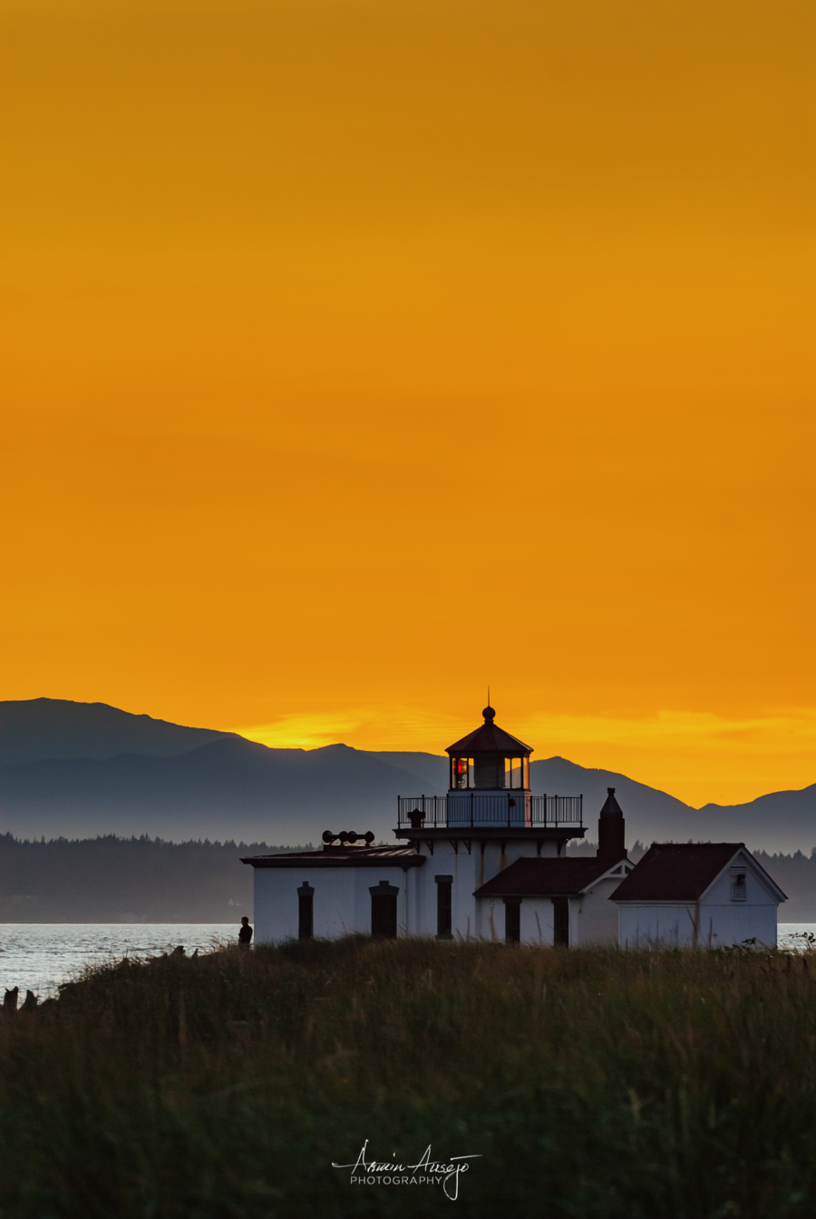 Discovery Park Lighthouse at Sunset, 2006
