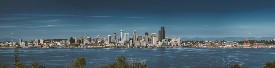 Seattle from Hamilton Viewpoint Park, 2013