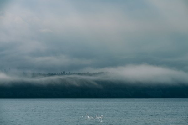 Clouds and fog on the Olympic Peninsula