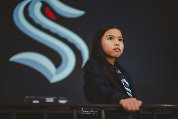 Harper at the Kraken Training Facility