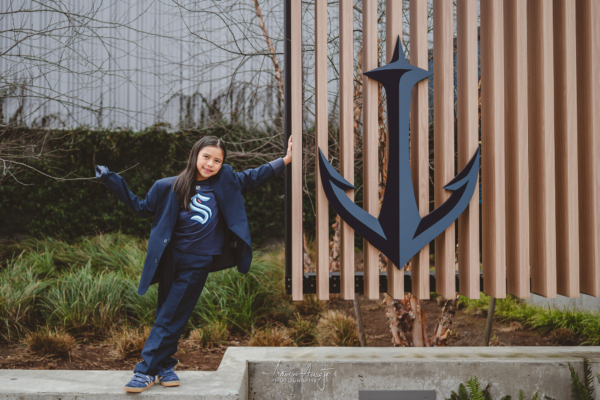 Harper at the Kraken Training Facility