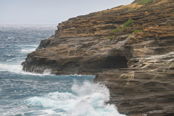 Slow shutter at Kahauloa Cove