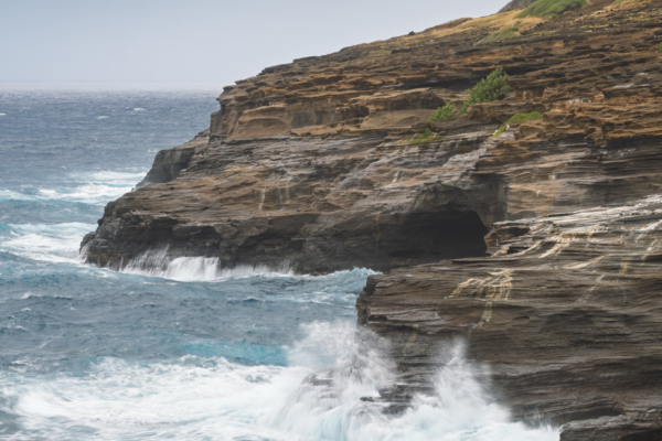 Slow shutter at Kahauloa Cove