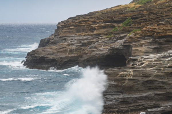 Slow shutter at Kahauloa Cove