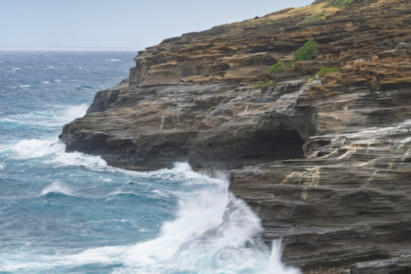 Slow shutter at Kahauloa Cove