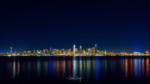Seattle at night from Alki