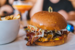 Burger at Cactus Club Cafe, English Beach